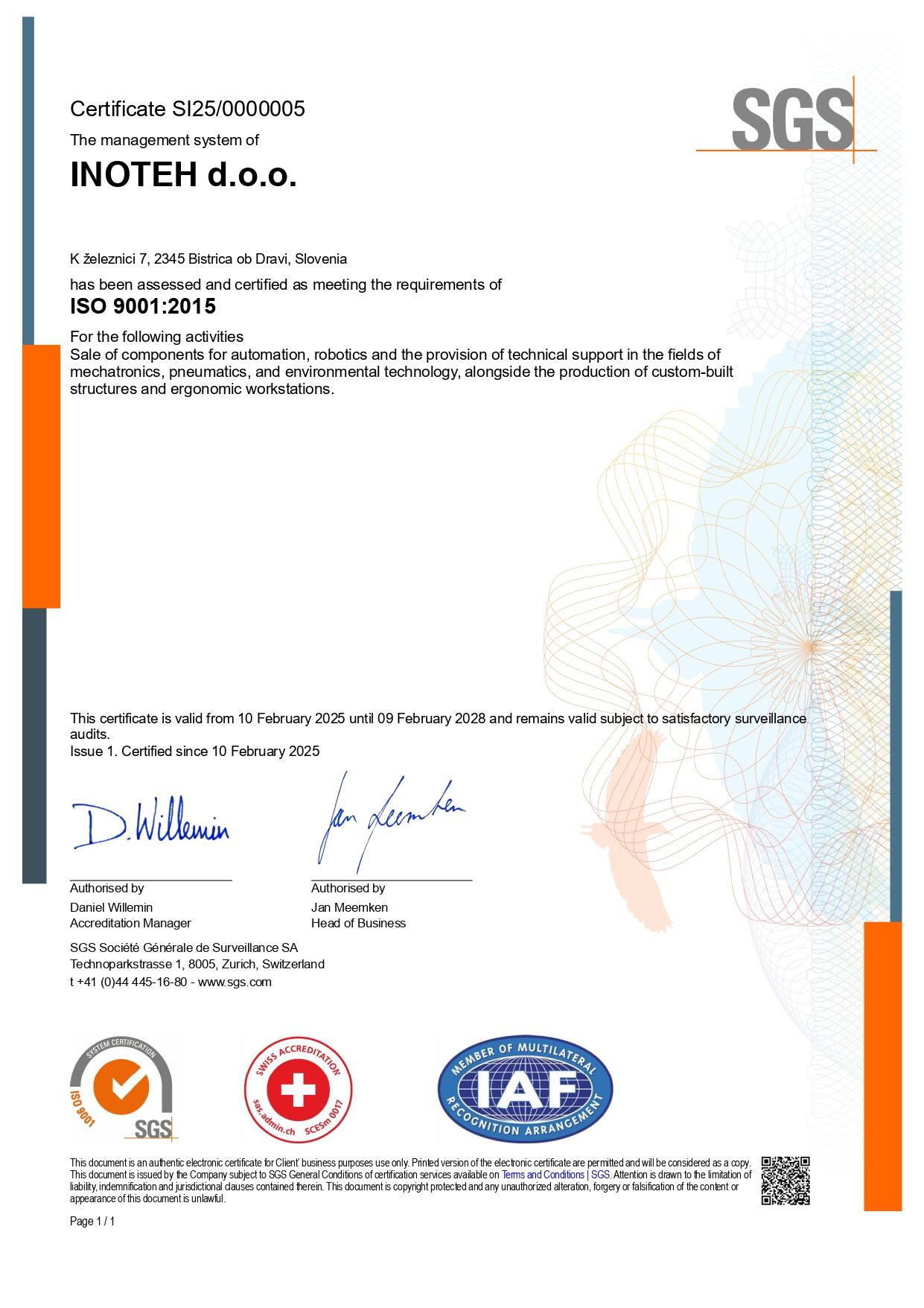 INOTEH-ISO-certificate